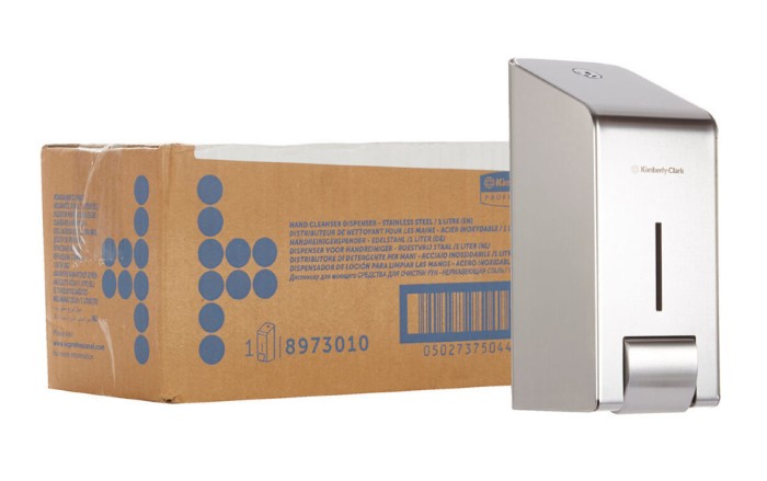 8973 Диспенсер настенный Kimberly-Clark Professional, для жидкого пенного мыла, стальной