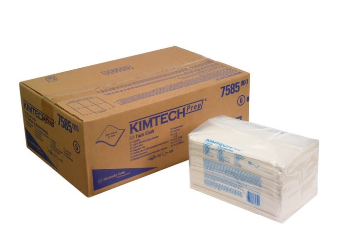 7585 Липкие салфетки Kimberly-Clark Kimtech Prep, 1 пач. х 100 л, 22.8 × 40.6 см, белые