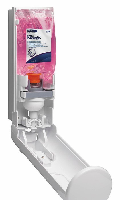 6982 Диспенсер настенный Kimberly-Clark Professional, для кассетного пенного мыла на 200 мл, белый