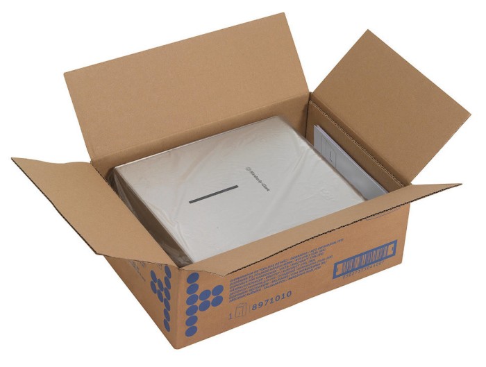 8971 Диспенсер настенный Kimberly-Clark, для бумажных полотенец в пачках, стальной