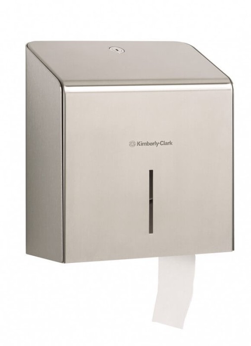 8974 Диспенсер настенный Kimberly-Clark, для туалетной бумаги в больших рулонах, стальной