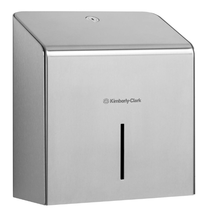 8974 Диспенсер настенный Kimberly-Clark, для туалетной бумаги в больших рулонах, стальной