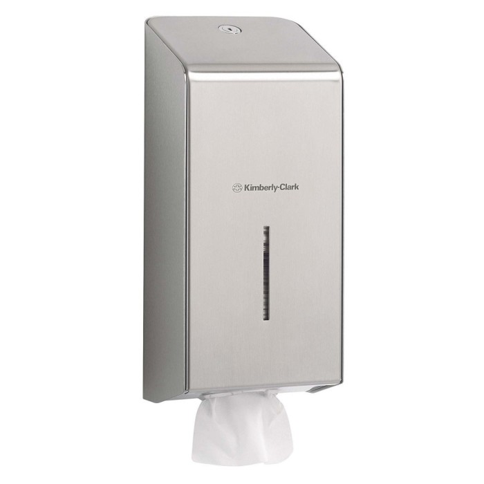 8972 Диспенсер настенный Kimberly-Clark, для туалетной бумаги в пачках, стальной