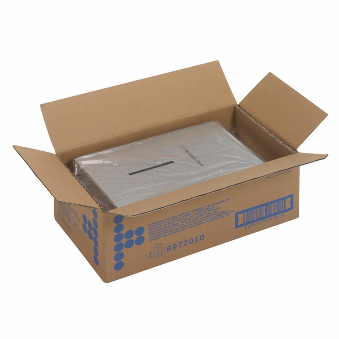 8972 Диспенсер настенный Kimberly-Clark, для туалетной бумаги в пачках, стальной