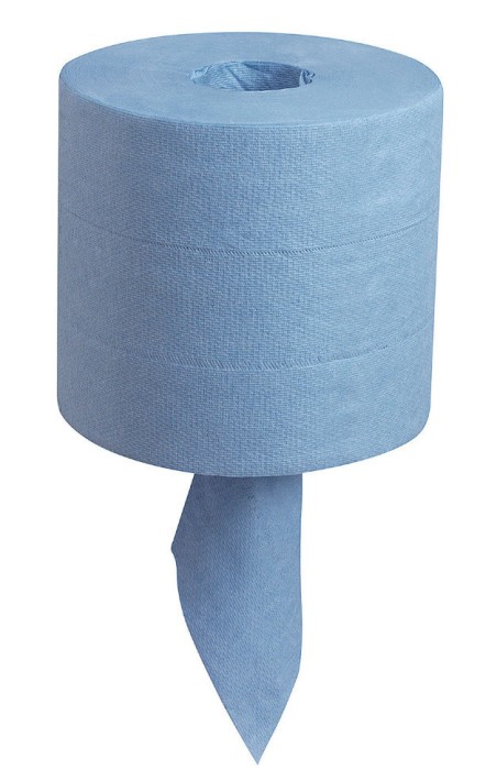 7493 Протирочная бумага WypAll L10, 6 рул. х 525 л, 38 × 18.5 см, однослойная голубая, 23,5 г/м²