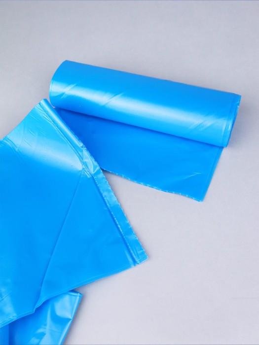 87358 Пакеты Avikomp для мусора, Уникальные технологии, Rubber Flex, ПВД, 120л, 5 шт/рул., голубые