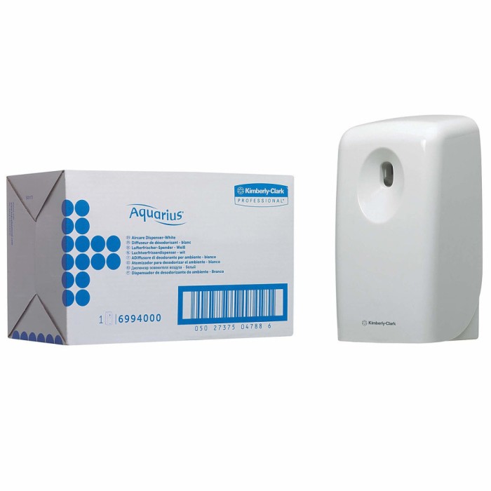 6994 Диспенсер настенный программированный Aquarius, для освежителя воздуха, белый