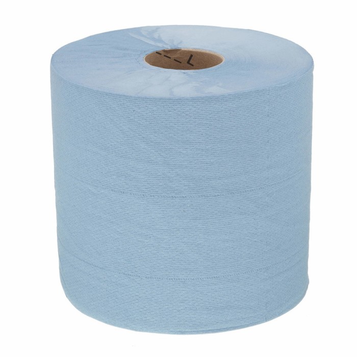 7494 Протирочная бумага WypAll L10, 6 рул. х 630 л, 38 × 18.5 см, однослойная голубая, 23,5 г/м²