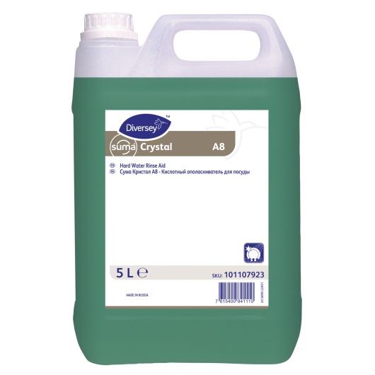 7010162 Кислотный ополаскиватель Suma Crystal A8 для посудомоечных машин, 5 л (101107923)