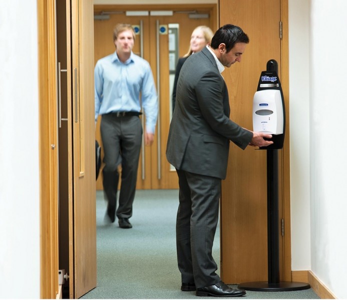 11430 Стационарная металлическая стойка для сенсорных диспенсеров Kimberly-Clark Professional