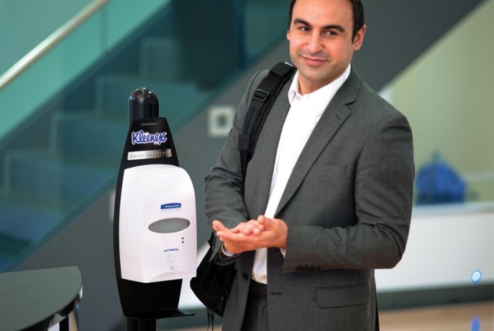 11430 Стационарная металлическая стойка для сенсорных диспенсеров Kimberly-Clark Professional