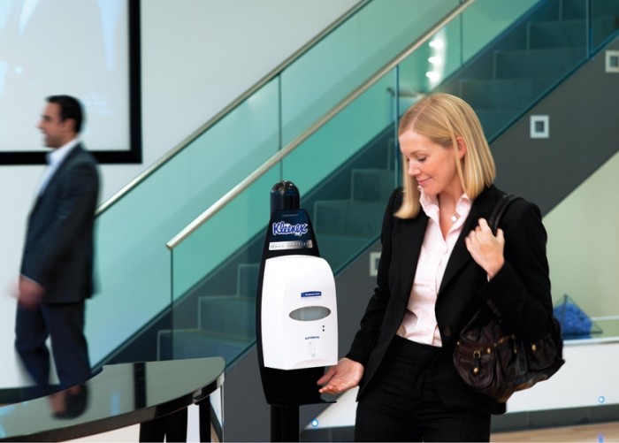 11430 Стационарная металлическая стойка для сенсорных диспенсеров Kimberly-Clark Professional