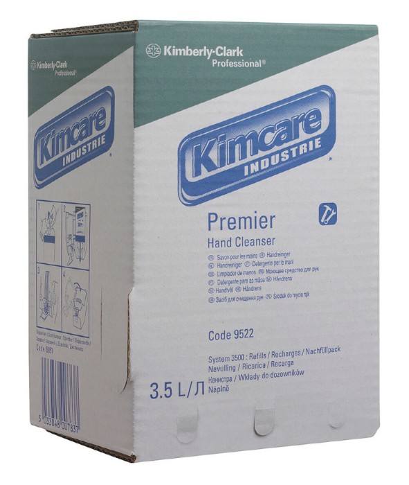 9522 Жидкое мыло индустриальное Kimcare Industrie Premier в кассетах, 1 кассета х 3,5 л
