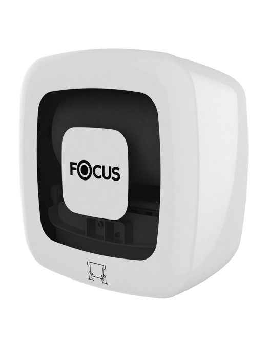 8077062 Диспенсер Focus для рулонных полотенец с автоматическим отрывом, белый (8093486)