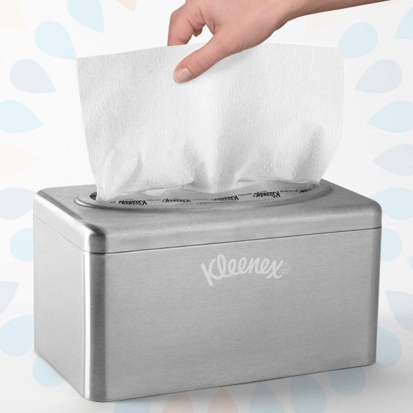 1703 Бумажные полотенца Kleenex Ultra Soft Pop-Up, 1 пач. х 70 л, 26 × 22.6 см, двухслойные, белые, 61.85 г/м²