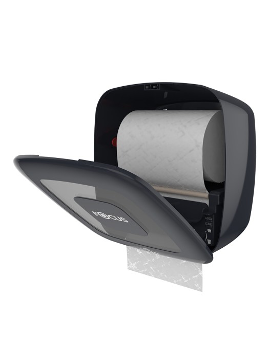 8076281 Сенсорный диспенсер Focus для бумажных полотенец, работающий от  батареек, угольный (8093482)