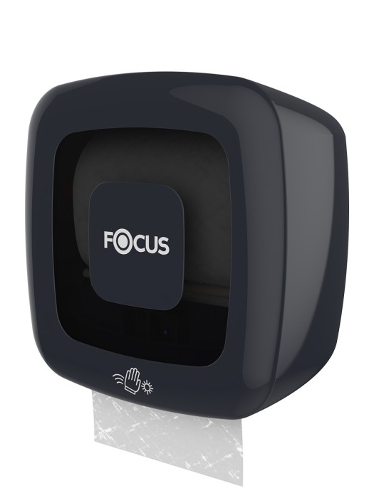 8076281 Сенсорный диспенсер Focus для бумажных полотенец, работающий от  батареек, угольный (8093482)