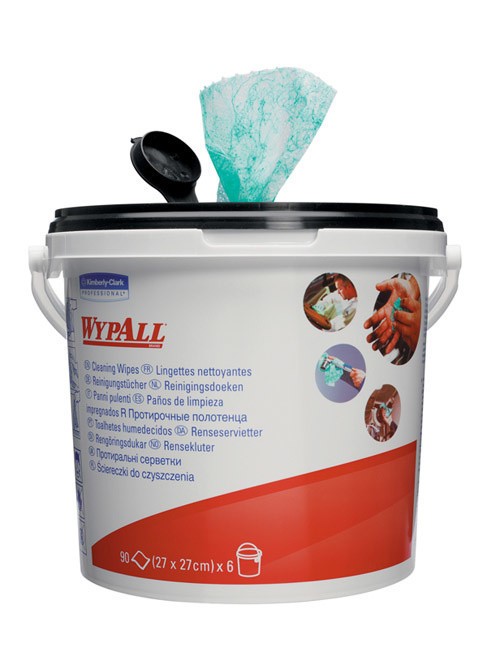 7775 Протирочные салфетки WypAll Cleaning Wipes, 1 туб. х 90 л, 27 × 27 см, 34,6 г/м²