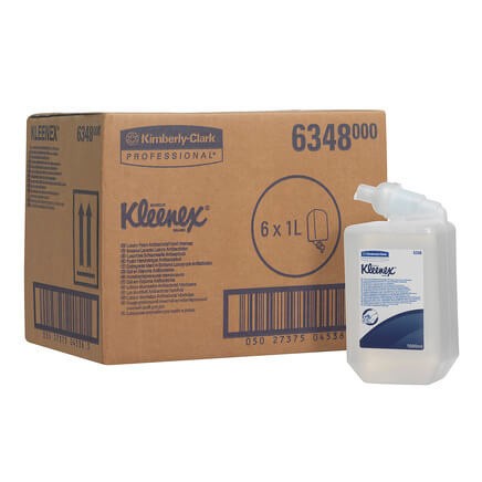 6348 Жидкое мыло пенное Kleenex в кассетах, 6 кассет х 1 л, антибактериальное