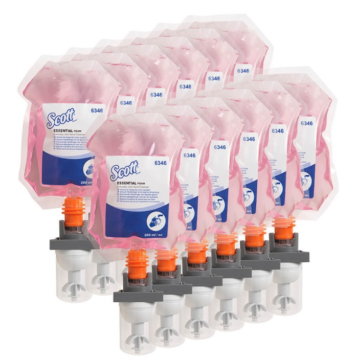 6346 Жидкое мыло пенное Scott Essential в кассетах, 12 кассет х 0.2 л