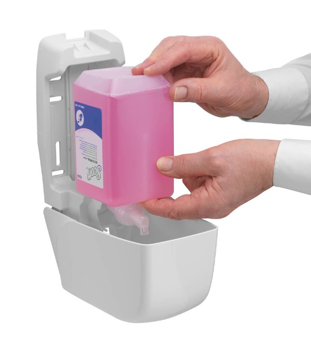 6340 Жидкое мыло пенное Scott Essential в кассетах, 6 кассет х 1 л, лосьон для рук