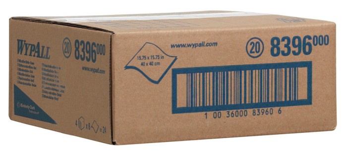 8396 Протирочный материал из микрофибры WypAll Microfibre Cloth, 40 × 40 см, зеленый, 290 г/м², 1 шт