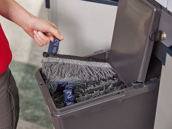 171401 Моп Дуо р-МикроТек Свеп Про Vileda Professional, 50 см, 4-цветная кодировка