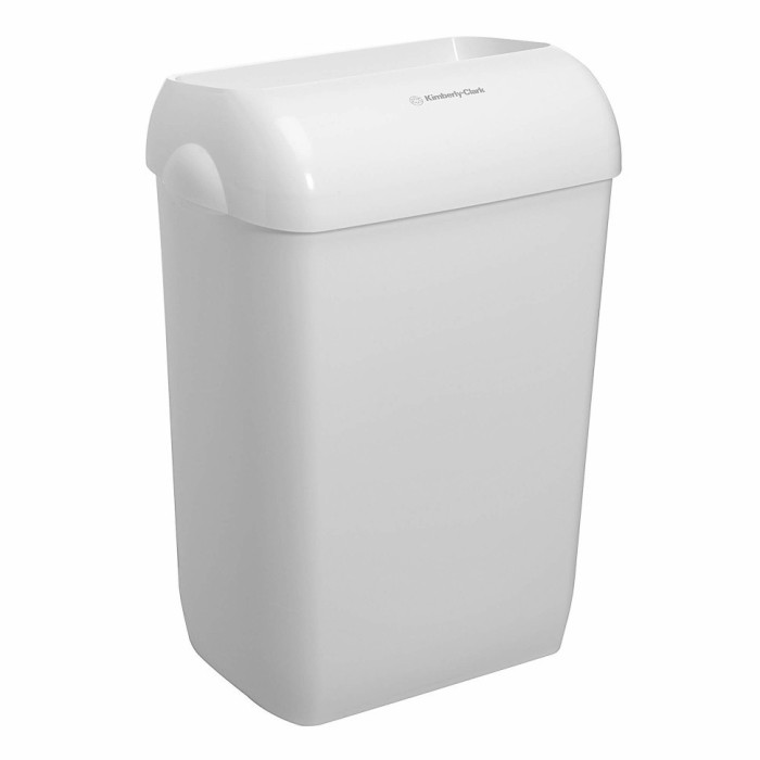 6993 Мусорное ведро Kimberly-Clark Aquarius, 43 л, пластиковое белое