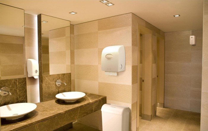 6993 Мусорное ведро Kimberly-Clark Aquarius, 43 л, пластиковое белое