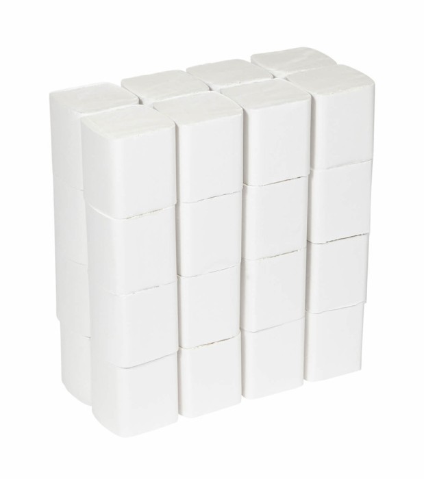 8035 Туалетная бумага Hostess, 32 пач. х 250 л, 18.6 × 11 см, двухслойная, белая, 32 г/м²