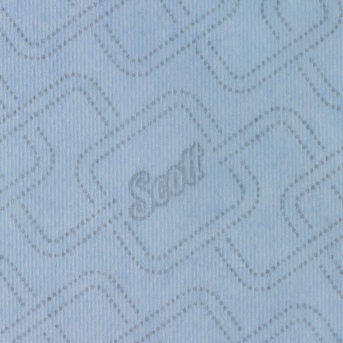 6696 Бумажные полотенца Scott Essential Slimroll, 6 рул. x 190 м, однослойные, голубые, 25 г/м²