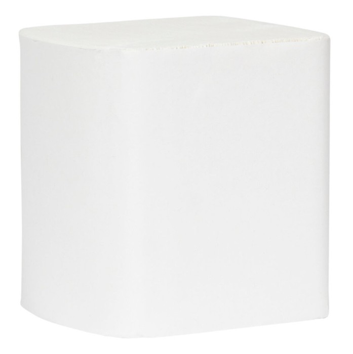 8036 Туалетная бумага Hostess, 32 пач. х 500 л, 18.6 × 11 см, однослойная, белая, 20 г/м²