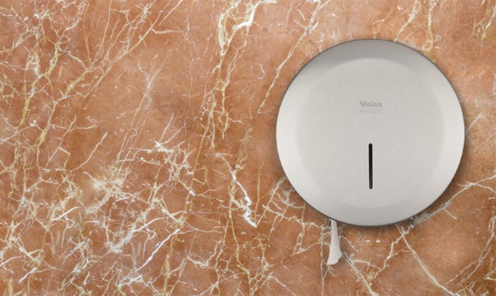 Диспенсер для туалетной бумаги в больших рулонах Veiro Professional Jumbo Steel