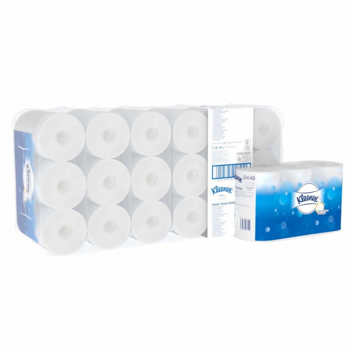 8440 Туалетная бумага Kleenex 350, 36 рул. х 42 м, 12 × 9.5 см, двухслойная, белая, 48 г/м²