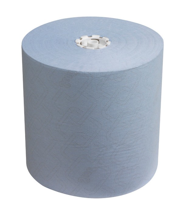 6692 Бумажные полотенца Scott Essential, 6 рул. x 350 м, однослойные, голубые, 25 г/м²