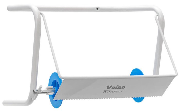 Диспенсер настенный для протирочных материалов в рулонах Veiro Professional WipWall, 2 шт