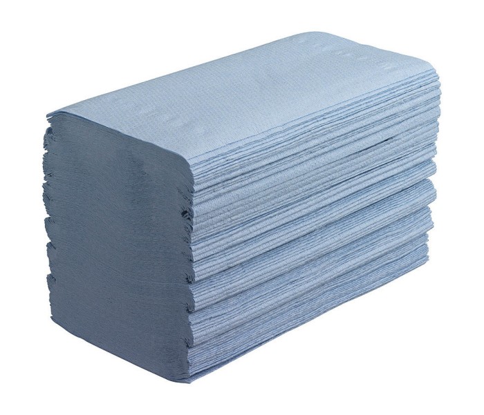 6664 Бумажные полотенца Scott Perfomance, 15 пач. по 212 л, 31.5 × 21.5 см, однослойные, голубые, 35 г/м²