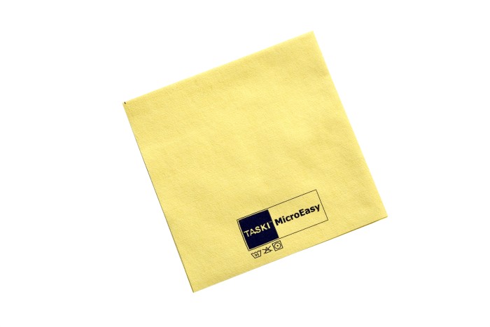 7514576 TASKI MicroEasy Салфетки из микрофибры, 38 см x 37 см, желтые, 5 шт