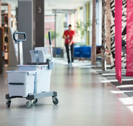 147209 Система двухведерная УльтраСпид Про 25 л и 10 л на платформе, с транспортировочной ручкой