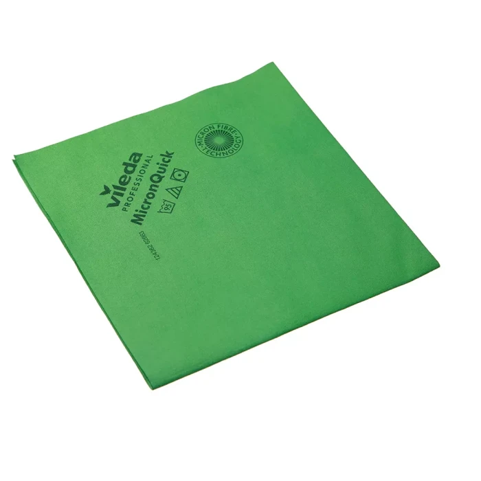 170637 Салфетка р-МикронКвик Vileda Professional, 40 х 38 см, зеленая, 5 шт
