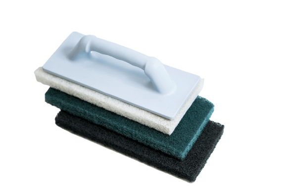 114908 Пад ручной Суперпад Vileda Professional зеленый, средней жестокости, 26 x 12 см, 5 шт