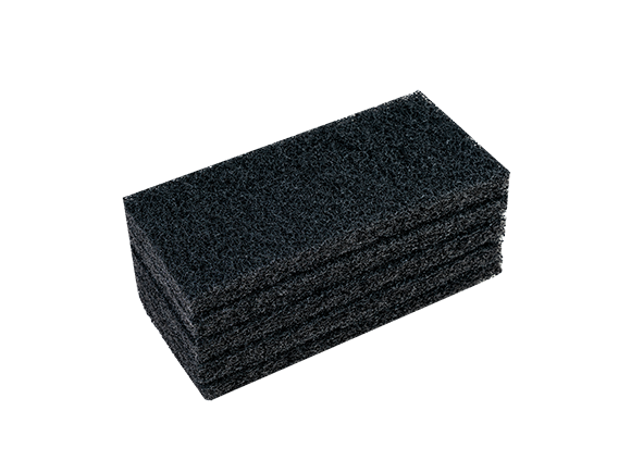 114909 Пад ручной Суперпад Vileda Professional черный, жесткий, 26 x 12 см, 5 шт