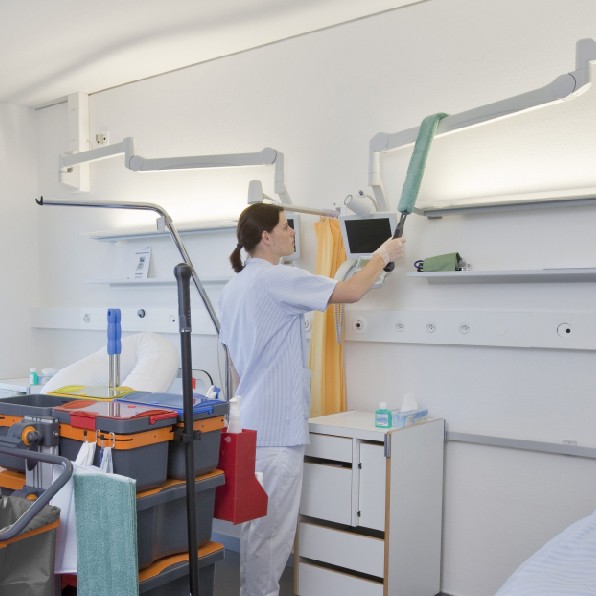 7518939 TASKI JM Моп для интерьера, зеленый (5 шт)