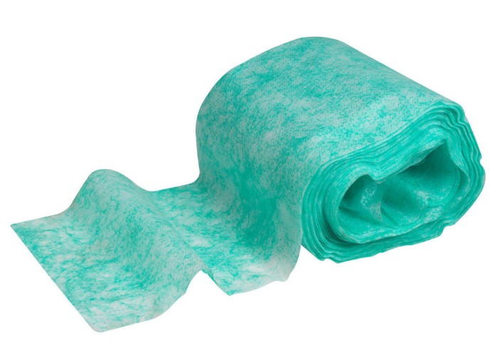 7776 Влажные нетканые салфетки WypAll Cleaning Wipes, 1 блок х 75 л, 27 × 27 см, зеленые, 34,6 г/м²